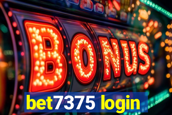 bet7375 login